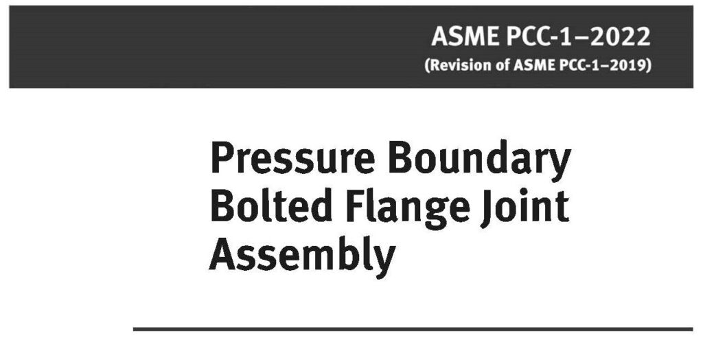 ASME PCC-1-2022 | Alpha Industrial Services